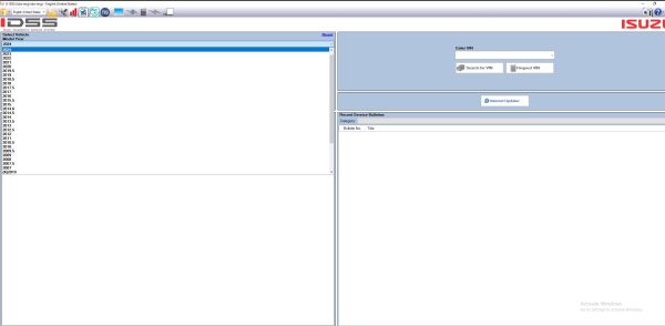 Isuzu Global Export GIDSS 12.2023 Isuzu E IDSS Engineering 10.2023 Service System Diagnostic Software