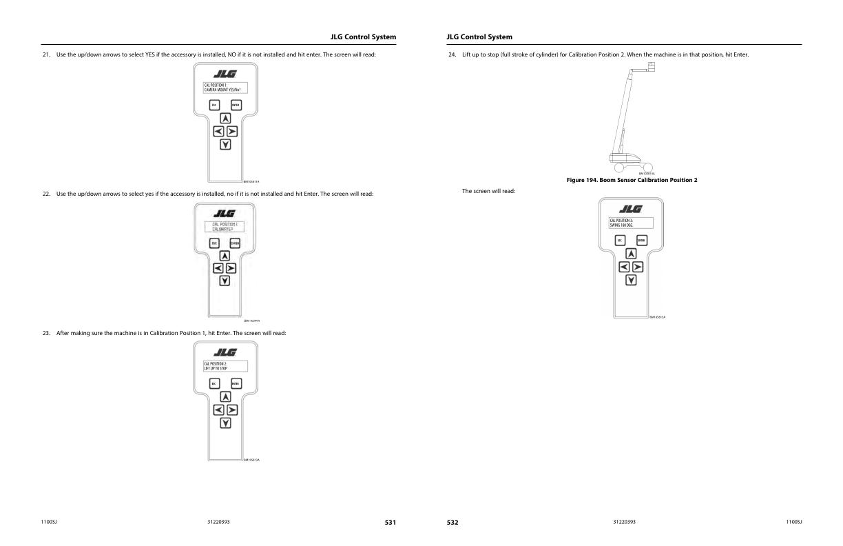 JLG Boom Lifts 1100SJ Service Maintenance Manual 31220393 2022 PVC 2207 1