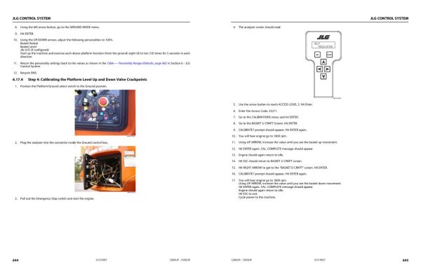 JLG Boom Lifts 1200SJP 1350SJP Service Maintenance Manual 31219957 2022 PVC 2201 1