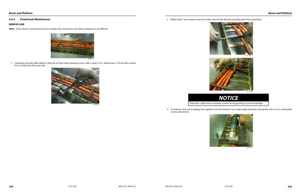JLG Boom Lifts 400S HC3 460SJ HC3 Service Maintenance Manual 31221395 2023 PVC 2301 1