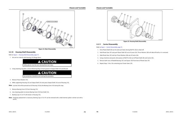 JLG Boom Lifts 400SC 460SJC Service Maintenance Manual 31220369 2022 PVC 2207 1