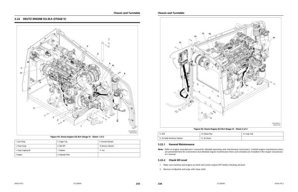 JLG Boom Lifts 450AJ HC3 Service Maintenance Manual 31220649 2023 PVC 2207 1
