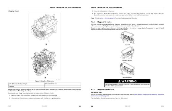 JLG Boom Lifts 520AJ Service Maintenance Manual 31221359 2023 PVC 2301 1