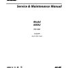 JLG Boom Lifts 600AJ Service Maintenance Manual 31222370 2023 PVC 2307
