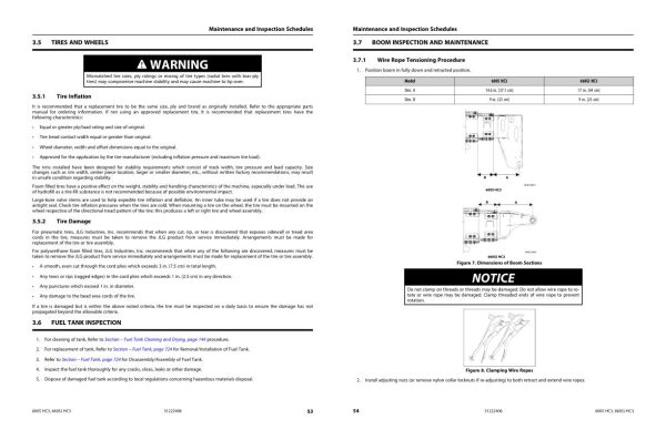 JLG Boom Lifts 600S HC3 660SJ HC3 Service Maintenance Manual 31222406 2023 PVC 2307 1
