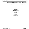 JLG Boom Lifts 800AJ HC3 Service Maintenance Manual 31219945 2022 PVC 2201