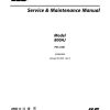JLG Boom Lifts 800AJ Service Maintenance Manual 31221374 2023 PVC 2301