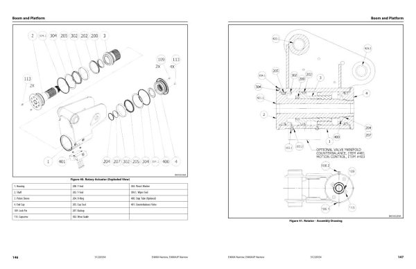 JLG Boom Lifts E400AJPnarrow E400Anarrow Service Maintenance Manual 31220354 2022 PVC 2207 1