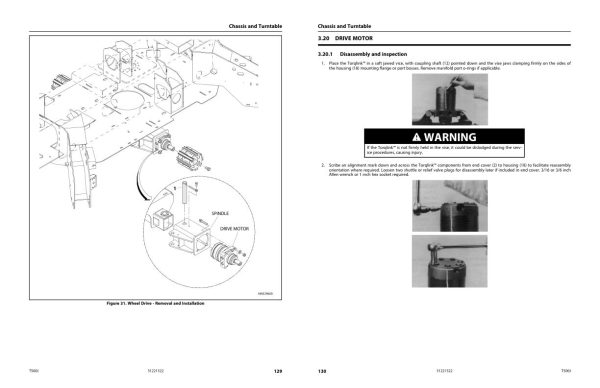 JLG Boom Lifts T500J Service Maintenance Manual 31221322 2023 PVC 2201 1