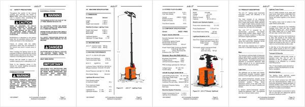JLG Light Towers LT3 Service Maintenance Manual 1001309467 2023 1