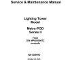 JLG Light Towers Metro POD Series II Service Maintenance Manual 1001309910 2023