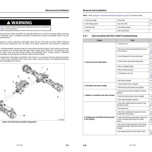 JLG SKYTRAK Telehandlers 6034 6042 Service Maintenance Manual 31211491 2023 PVC 2305 2311 1