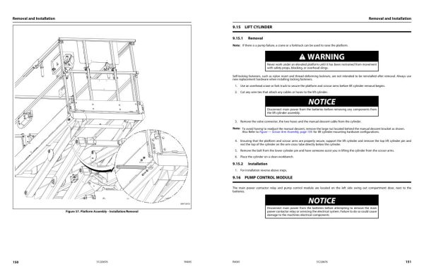 JLG Scissor Lifts R4045 Service Maintenance Manual 31220676 2023 PVC 2210 1