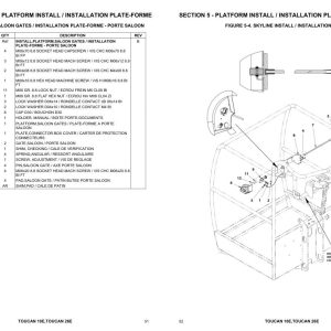 JLG TOUCAN Vertical Lifts 10E 26E Parts Manual 31210435 2023 PVC 2201 1