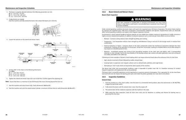 JLG Telehandlers 1075 4523 Service Maintenance Manual 31222309 2023 PVC 2305 1