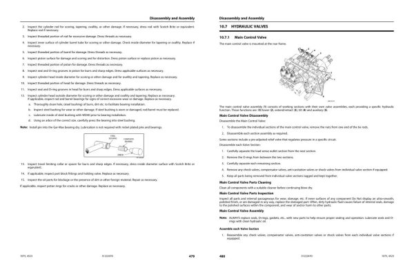JLG Telehandlers 1075 4523 Service Maintenance Manual 31222470 2023 PVC 2311 1