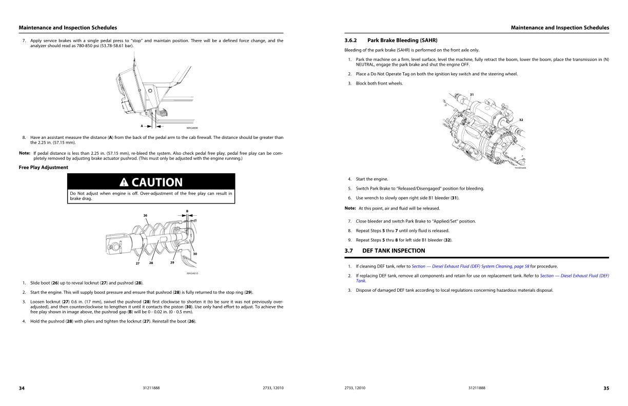 JLG Telehandlers 12010 2733 Service Maintenance Manual 31211888 2022 PVC 2205 1