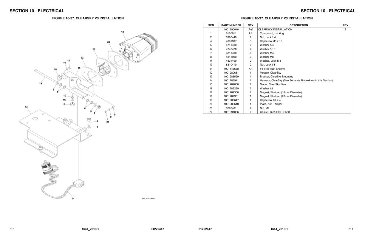 JLG Telehandlers 1644 7013H Parts Manual 31222447 2023 PVC 2311 1