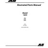 JLG Telehandlers 1644 Parts Manual 31211379 2023 PVC 1911 2005