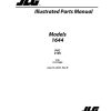 JLG Telehandlers 1644 Parts Manual 31211649 2023 PVC 2105