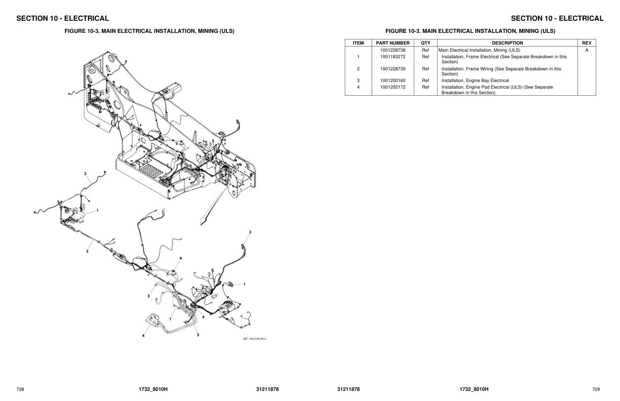 JLG Telehandlers 1732 8010H Parts Manual 31211878 2023 PVC 2205 1