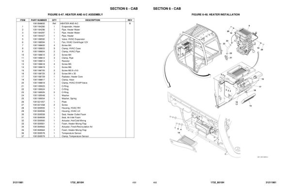 JLG Telehandlers 1732 8010H Parts Manual 31211981 2023 PVC 2211 1