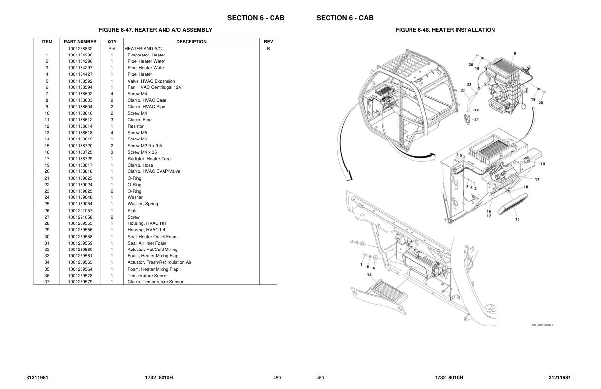 JLG Telehandlers 1732 8010H Parts Manual 31211981 2023 PVC 2211 1