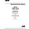 JLG Telehandlers 3706PS 3707PS 4014PS 4017PS Parts Manual 31200722 2018