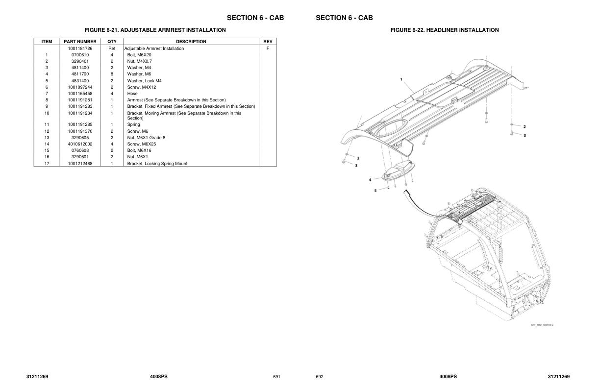 JLG Telehandlers 4008PS Parts Manual 31211269 2023 1
