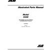 JLG Telehandlers 544D Parts Manual 91364001 2023