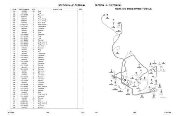 JLG Telehandlers 742 Parts Manual 31221592 2023 PVC 2305 1