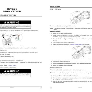 JLG Telehandlers 823 832 925 Service Maintenance Manual 31211983 2023 PVC 2211 1