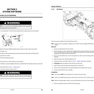 JLG Telehandlers AG823 AG832 AG925 Service Maintenance Manual 31222308 2023 PVC 2305 1