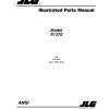 JLG Telehandlers R1370 Parts Manual 31211847 2022