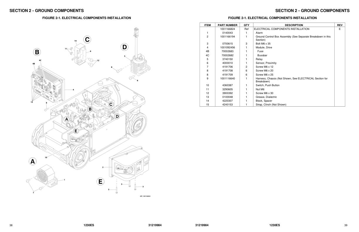 JLG Vertical Masts 1230ES Parts Manual 31219984 2022 PVC 2202 1