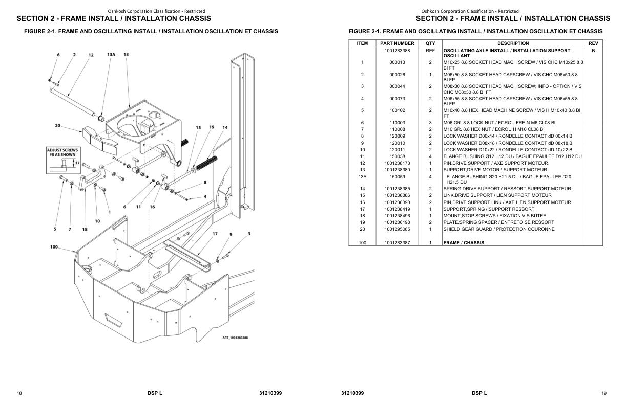 JLG Vertical Masts DSP L Parts Manual 31210399 2022 1