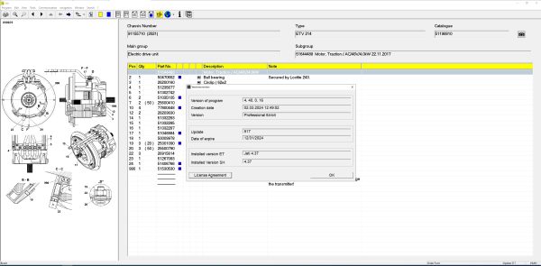 JUNGHEINRICH JETI ForkLift ET v4.37 Updated 517 03.2024 Spare Parts Catalog 4