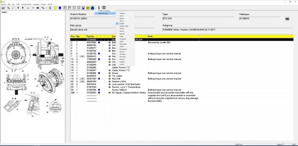 JUNGHEINRICH JETI ForkLift ET v4.37 Updated 517 03.2024 Spare Parts Catalog 6