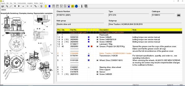 JUNGHEINRICH JETI ForkLift ET v4.37 Updated 518 04.2024 Spare Parts Catalog 4