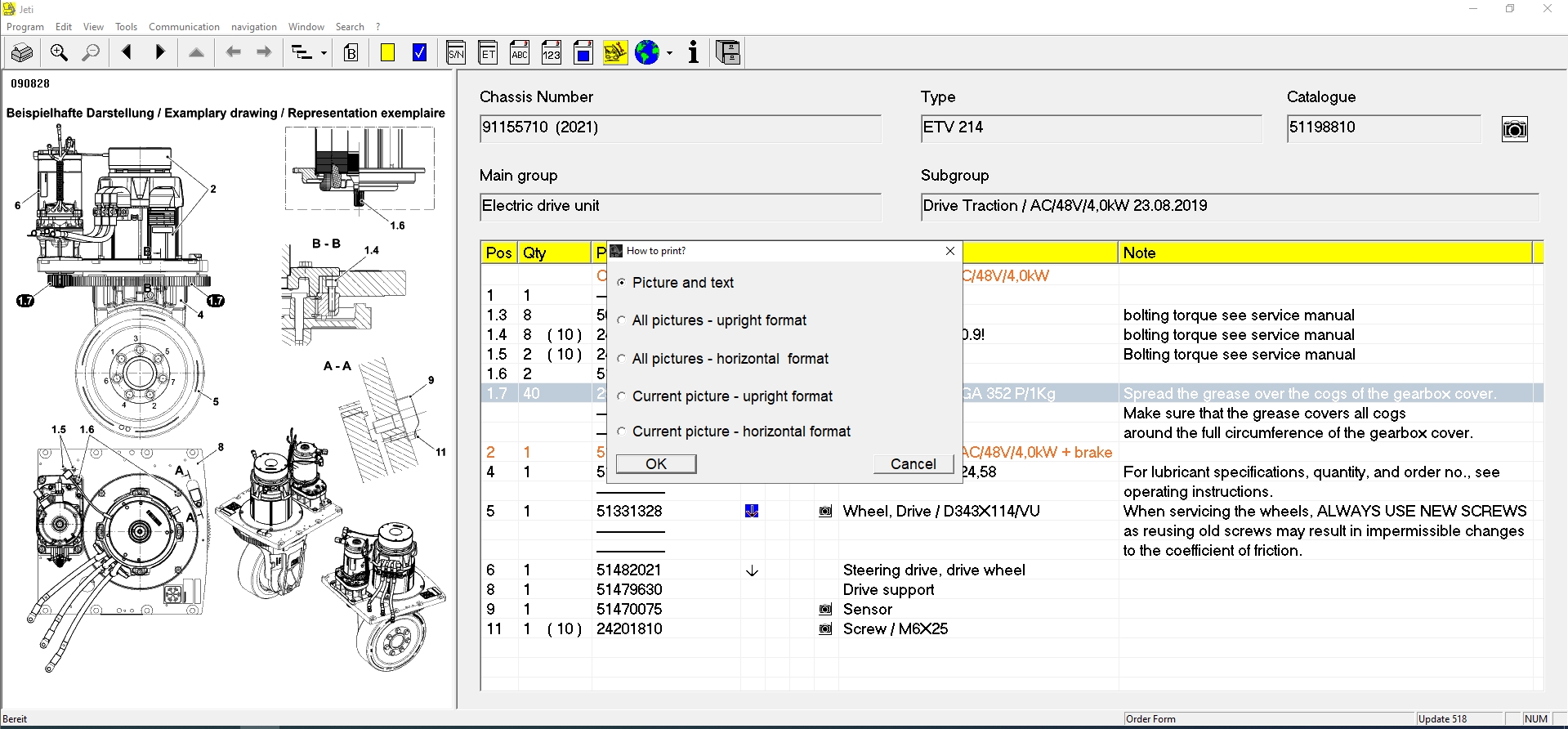 JUNGHEINRICH EPC Spare Parts List ET v4.37 518 04.2024 How To Install Guide Instruction
