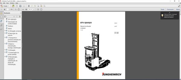 JUNGHEINRICH JETI ForkLift SH v4.37.06 PT6 02.2024 Service Information 4