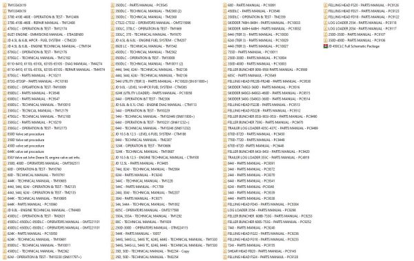 John Deere Construction 3.71 GB Operators Manual Technical Manual Part Manual 2