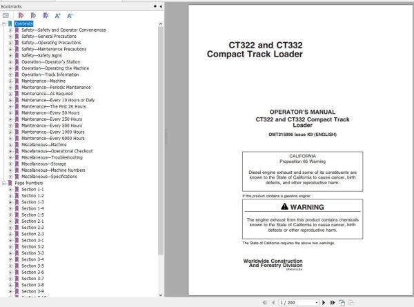 John Deere Construction 3.71 GB Operators Manual Technical Manual Part Manual 8