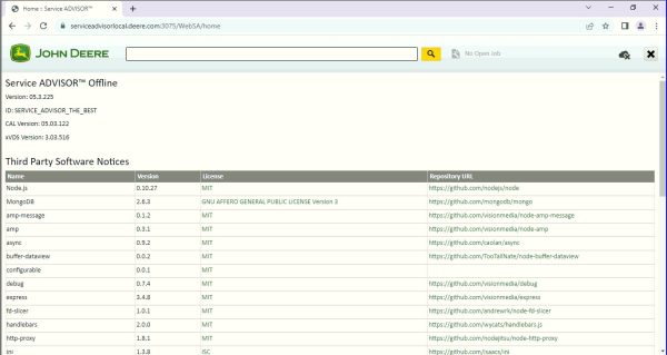 John Deere Service Advisor SA 5.3 AG CF 04.2023 Offline 5