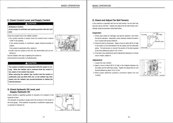 Kawasaki Beach Cleaner KBC12A Operation Maintenance Manual 93194 00020 1
