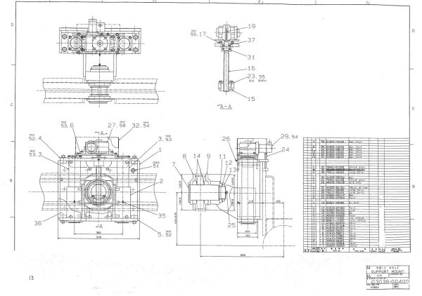 Kawasaki Concrete Spreader KS85A Parts Manual JP 2
