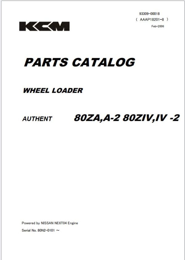 Kawasaki Construction Spare Parts Catalog 8.80 GB PDF 3