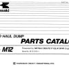 Kawasaki Load Haul Dump M12 Operation Maintenance Parts Manuals EN JP 1