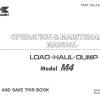 Kawasaki Load Haul Dump M4 Operation Maintenance Parts Manuals EN JP