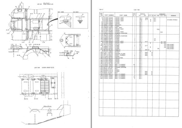 Kawasaki Load Haul Dump M8 Parts Manual EN JP 2
